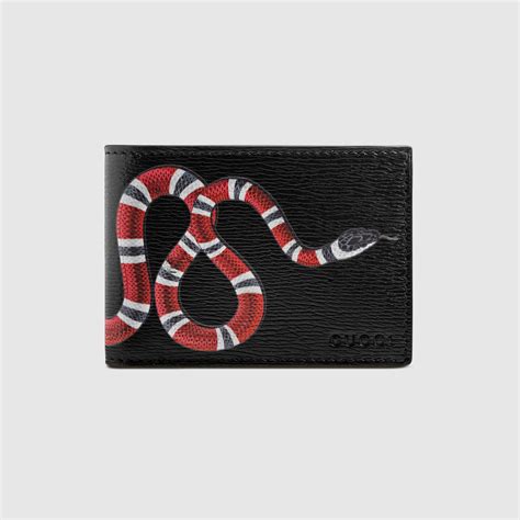 gucci red snake wallet|gucci wallet snake original.